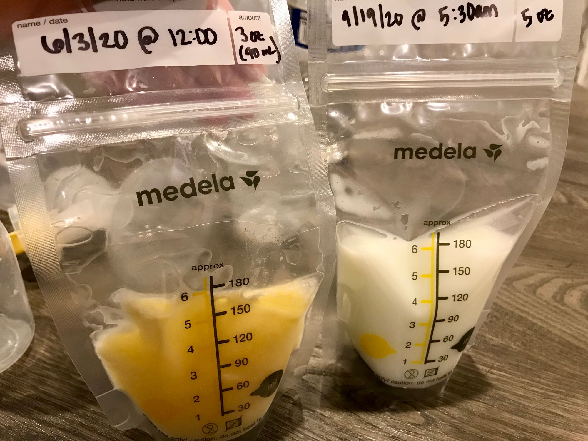 Colostrum vs. Mature Milk